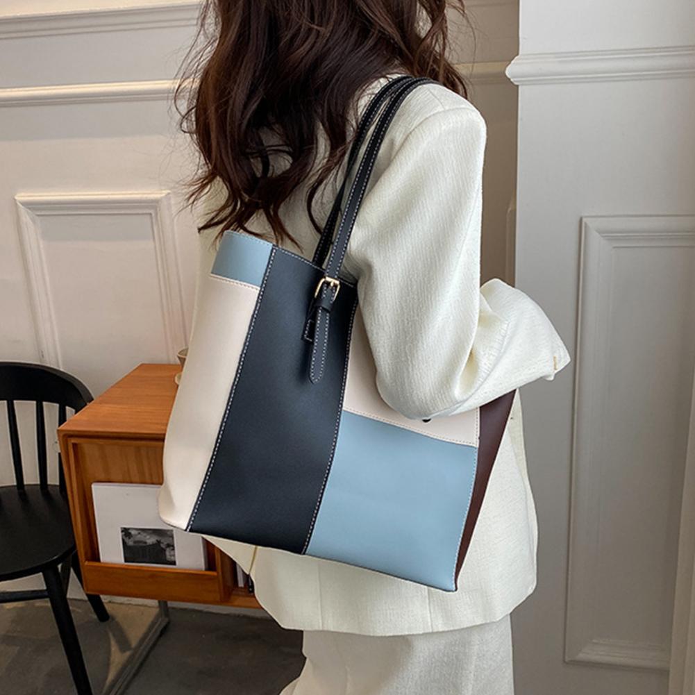 Leather Work Duffle - ファッショナブルなショルダーバッグ 大容量ハンドバッグ スタイリッシュな通勤バッグ トートバッグ 女性用 仕事