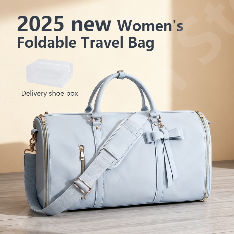 Leather Work Duffle - 2025年新作 レディース 防水 週末旅行 通勤 大容量