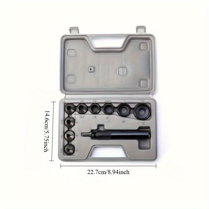 10個入り中空パンチセット、頑丈な革用穴あけツール、交換可能 - Leatherwork Punching Tool のレビューと価格