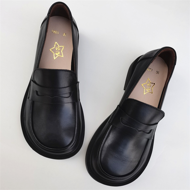 Cauaymade-カジュアルなオックスフォードの靴,男性用 - Leather Work Is のレビューと価格