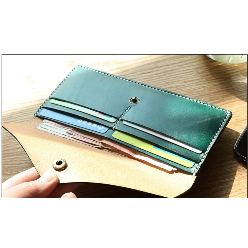 DIYレザークラフトロングウォレットエンベロープカードホルダ - Leatherwork Punching Tool のレビューと価格