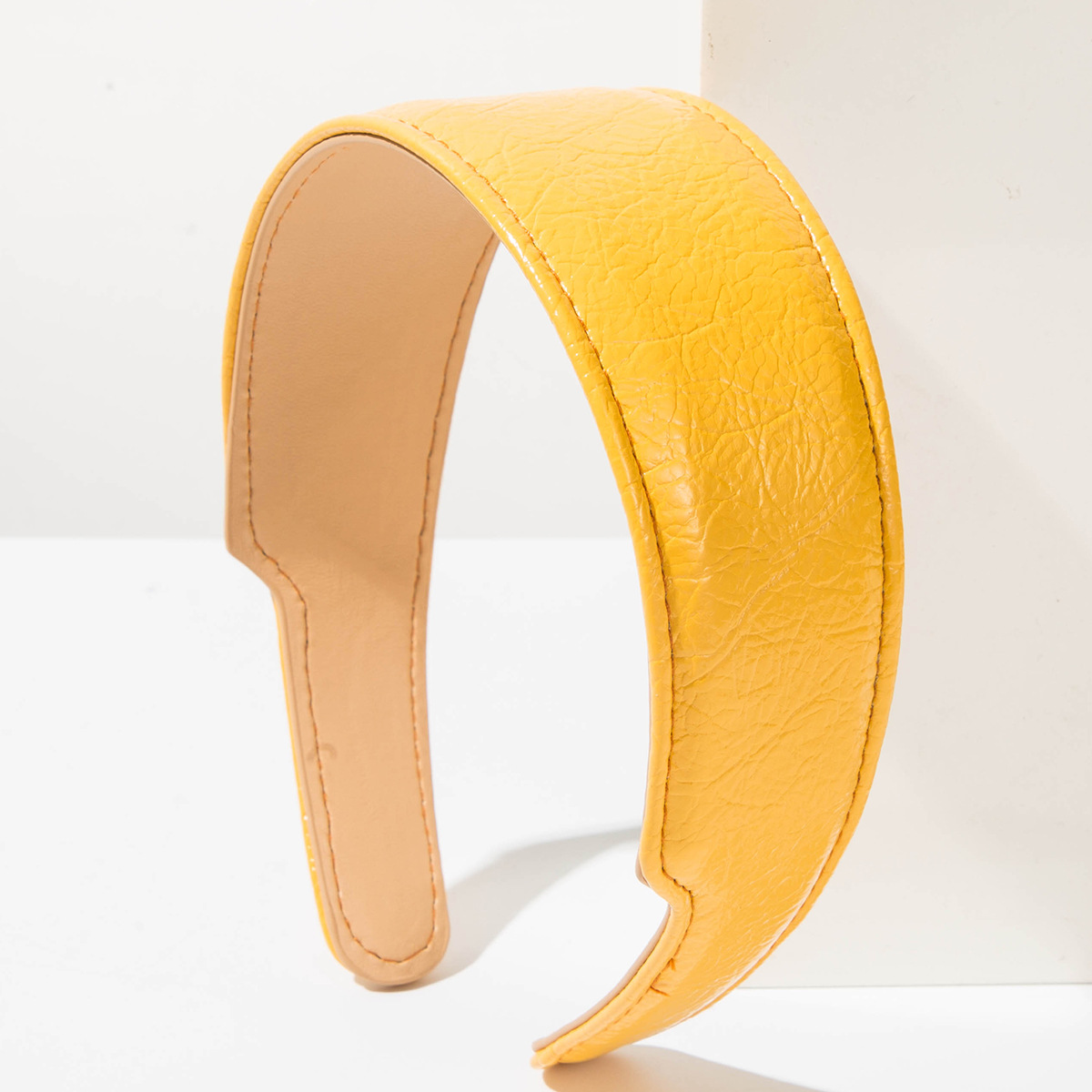 エレガントな韓国スタイルのレザーヘアフープ女性ファッションワ - Leatherwork Pony のレビューと価格