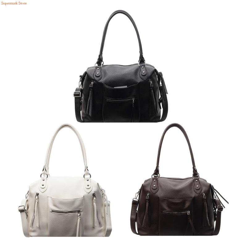 Q5WE 多目的脇の下バッグレトロ美的レディース Pu レザ - Leather Work Duffle のレビューと価格