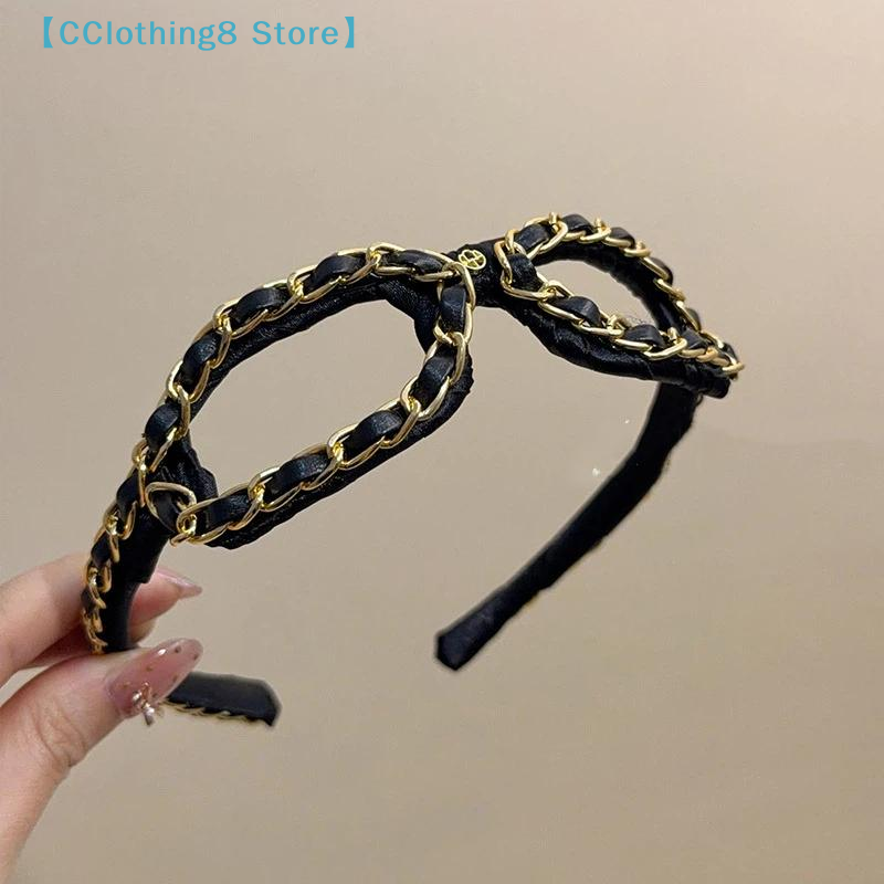 ヴィンテージチェーンレザーヘッドバンド中空サングラス型ヘアフ - Leatherwork Pony のレビューと価格