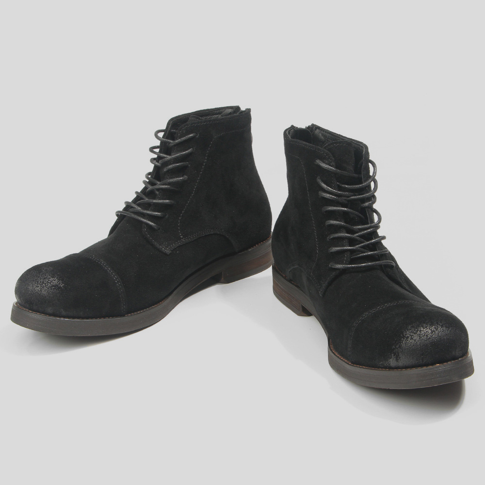 LIHUAMAO スエード製 牛革製 ヴィンテージ メンズブ - Leather Work Oxfords のレビューと価格