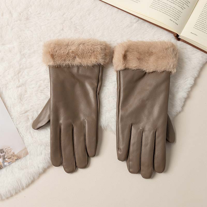 マオコウレザーグローブ PUレザー レディース 冬用サイクリ - Leather Work Winter Gloves のレビューと価格