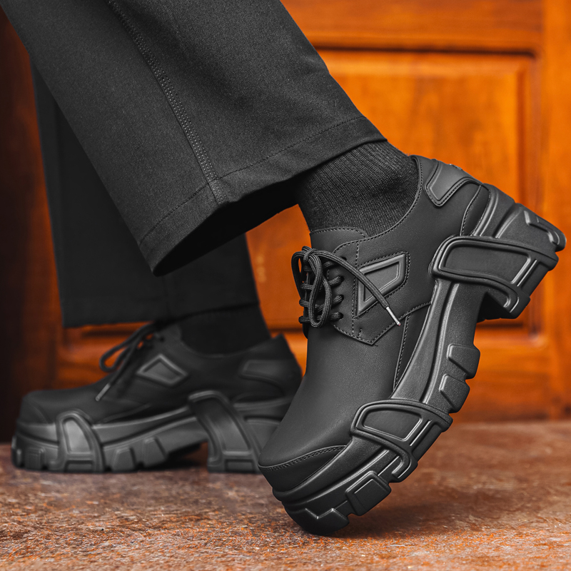 男性用のフォーマルな滑り止めレザーシューズ,仕事や結婚式のた - Leather Work Oxfords のレビューと価格