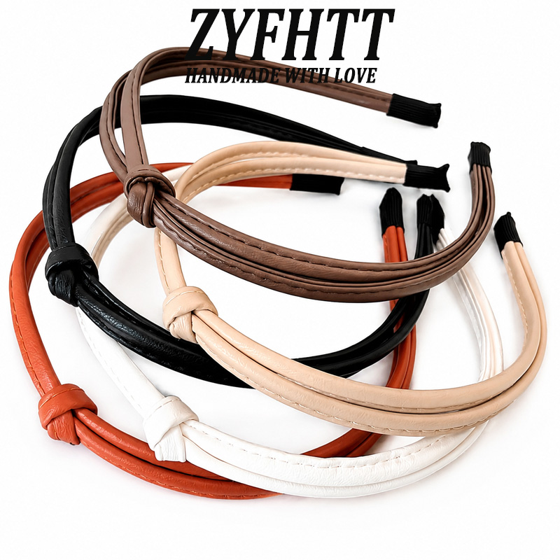 1/5 個 ZYFHTT PU レザーヘッドバンド女性のため - Leatherwork Pony のレビューと価格