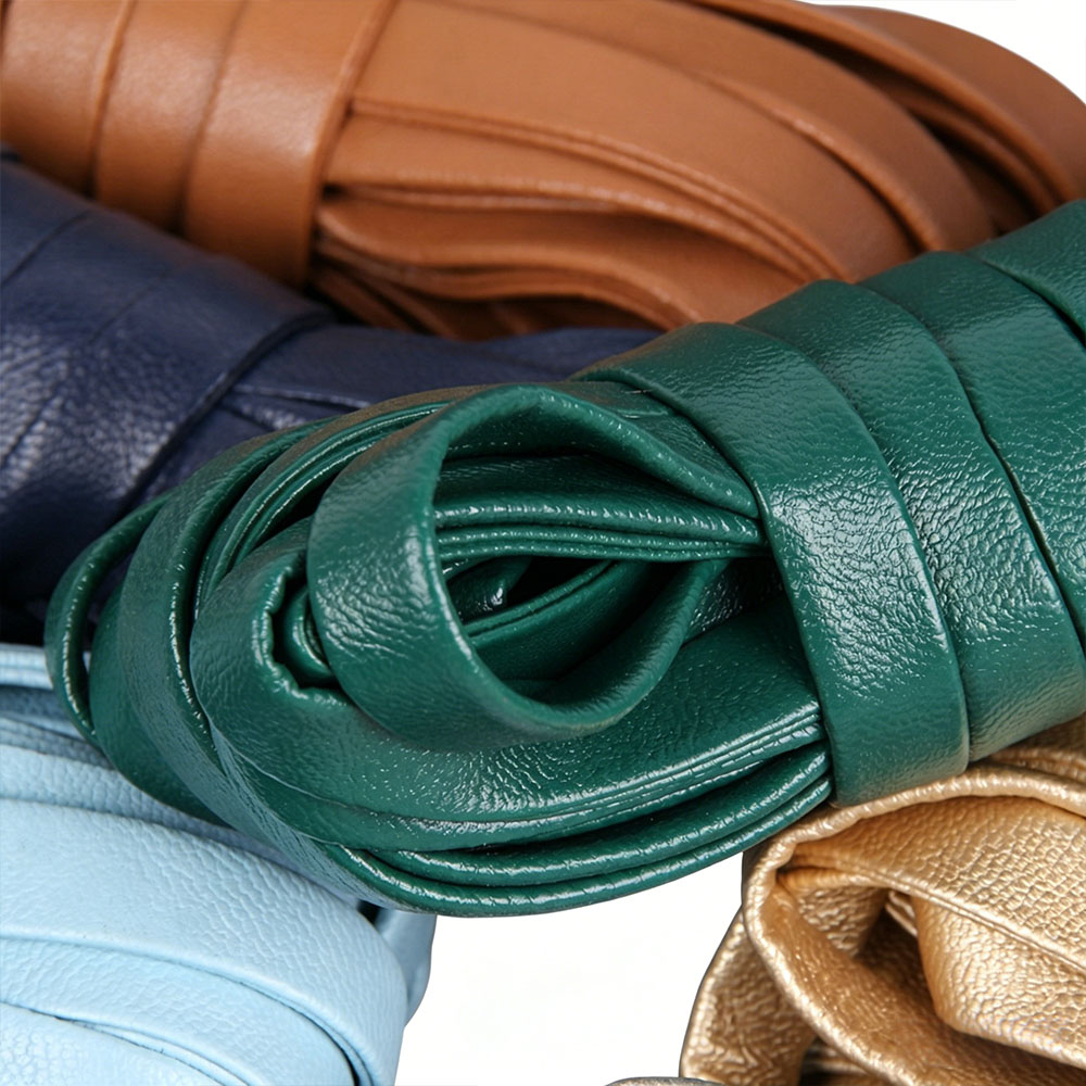 5 メートルのカラフルな PU レザーコード 4/5/8/1 - Leatherwork Pony のレビューと価格