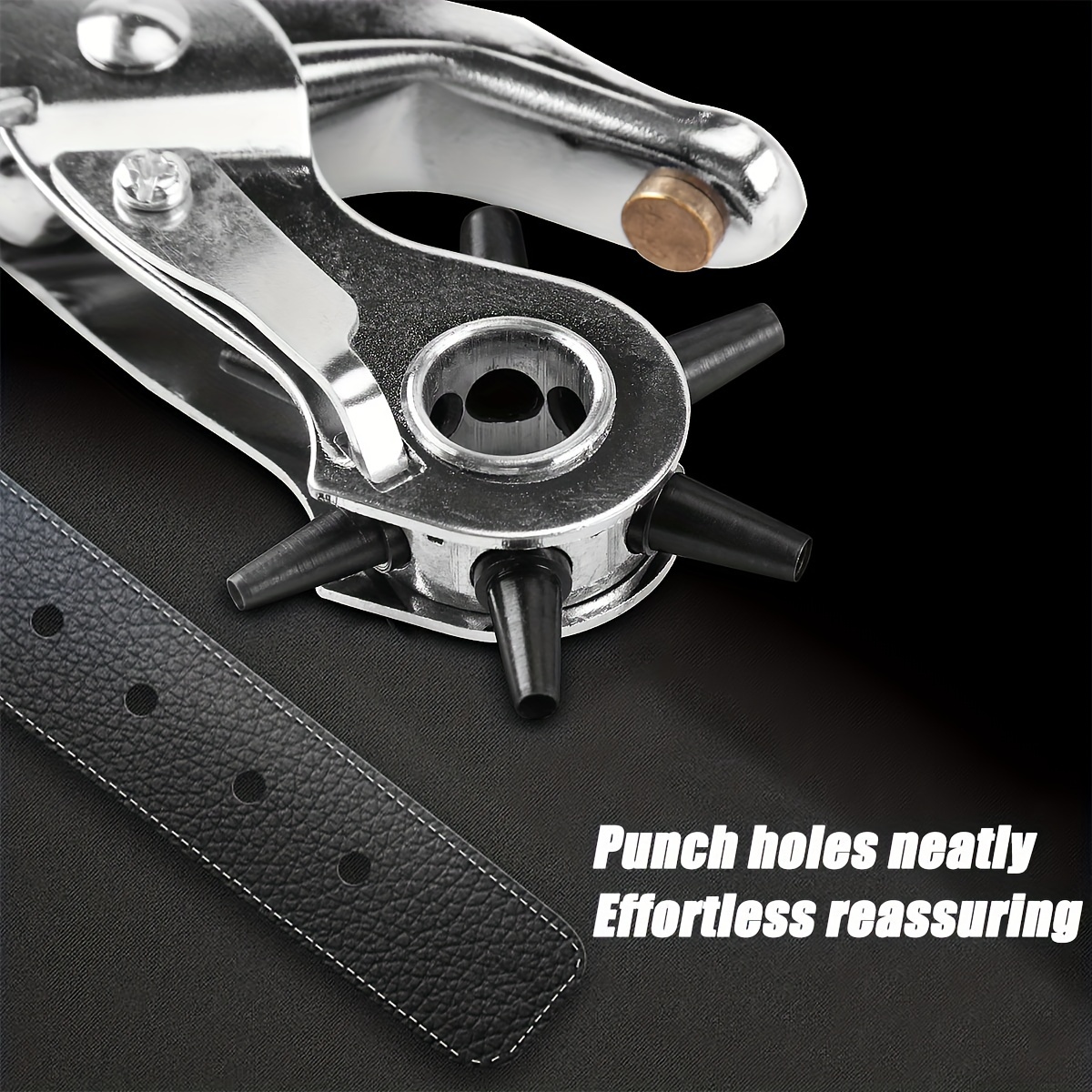 ベルト、時計バンド、ハンドバッグストラップなどに使える新しい - Leatherwork Punching Tool のレビューと価格