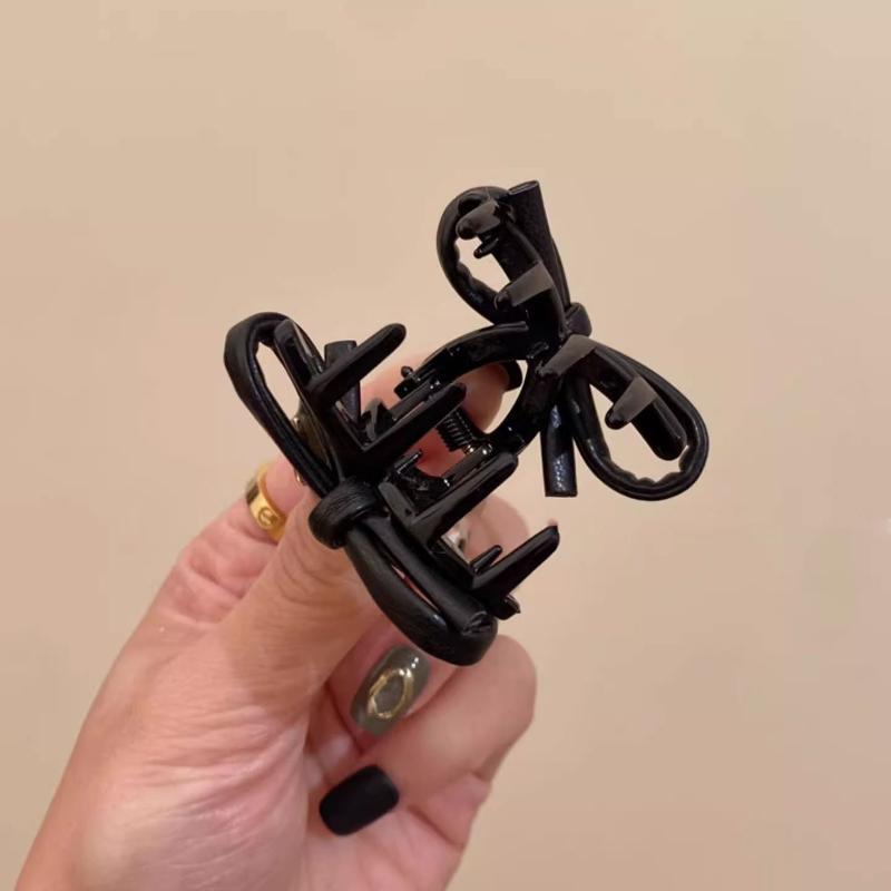 2個セット ヴィンテージレザーリボン 小さなヘアクリップ 女 - Leatherwork Pony のレビューと価格