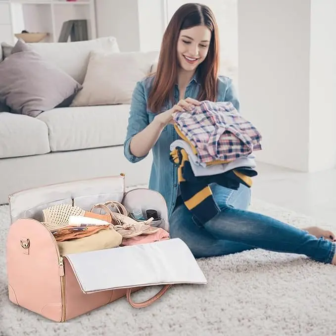 2025年新作 レディース 防水 週末旅行 通勤 大容量 フ - Leather Work Duffle のレビューと価格